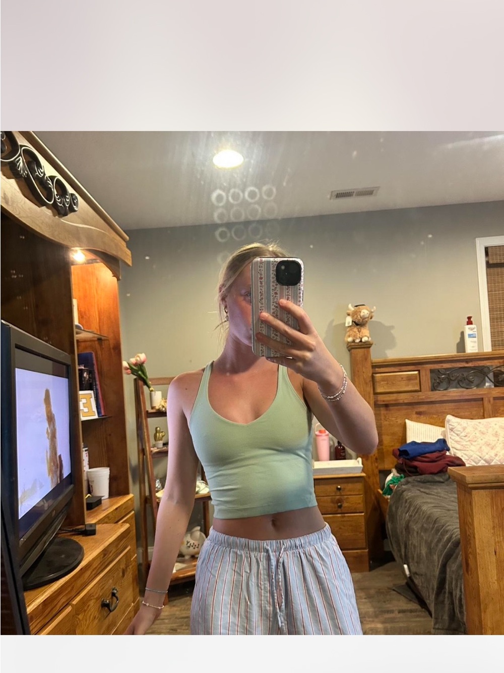 Lululemon light green align tank